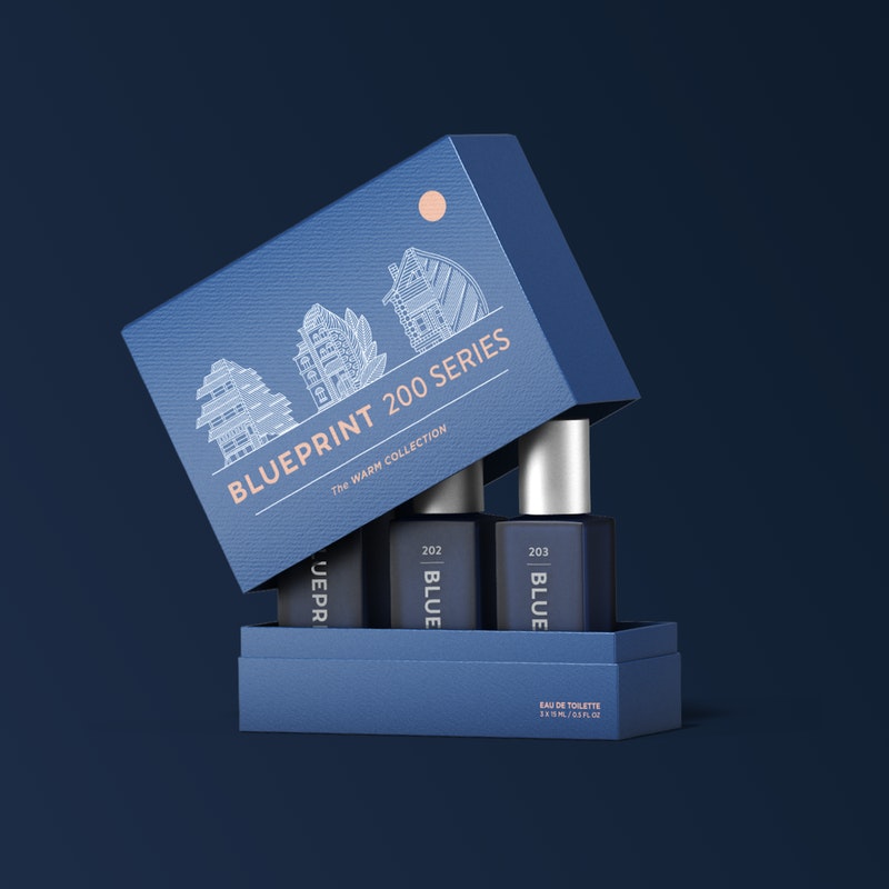 blueprint 200 packaging for parfume